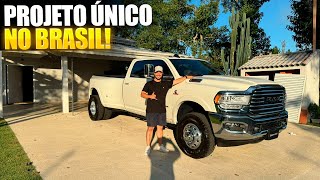 RAM 3500 BRASILEIRA EXTENDIDA E TRANSFORMADA EM DUALLY [upl. by Ycrad]