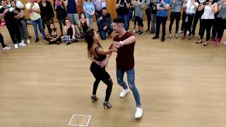 Kike amp Nahir Bachata  Workshop Ibérico 2018 Albufeira Algarve Portugal 20180225 [upl. by Eirehc]