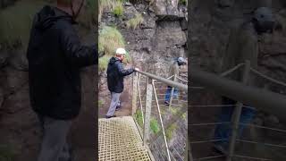 The gobbins cliff walk path walkway outdoors [upl. by Eimirej]