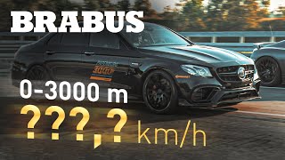 BRABUS 800 based on E63 S  acceleration 03000 m [upl. by Gnehp509]