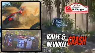 Kalle Neuville Solberg Crash • WRC Rally De Portugal 2024 [upl. by Correna]