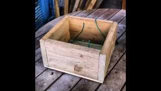 Making a bonsai training pot  grow box [upl. by Horacio66]