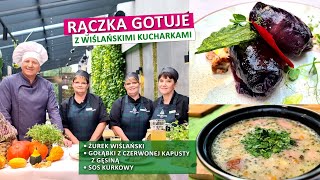 Rączka gotuje żurek wiślański i gołąbki z czerwonej kapusty z gęsiną na sosie kurkowym [upl. by Nylarac95]