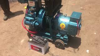 Self start button start diesel generator set dealer CALL 9167468837 DELHIWALA ABDULLAH [upl. by Naivaf]