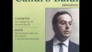 Clementi Sonatina n6 op 36 Sandro Baldi piano [upl. by Enaled]