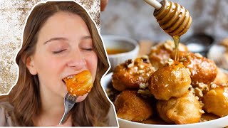 Cypriot and Greek Loukoumades Honey Donut Holes [upl. by Oneida]