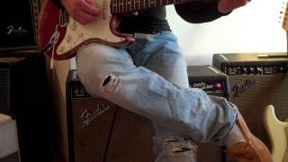 1965 Candy Apple Red Fender Strat Sound Clip Eddie VegasMP4 [upl. by Sungam]