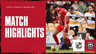 Match Highlights  Port Vale 3 Latics 2 [upl. by Secilu]