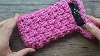 DIY Tutorial💖 Crochet phone bag [upl. by Saba185]