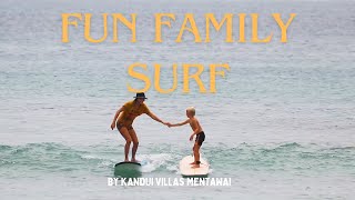 FUN FAMILY SURF MENTAWAI [upl. by Htiel]