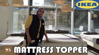 IKEA Shopping Tour How I Found the Perfect Mattress Topper for My Sofa Bed [upl. by Ainesell710]