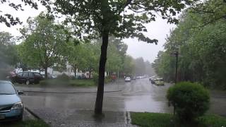 Mocny Deszcz i Silny Wiatr  Bf7 Heawy Rain and Strong Wind Gusts  15052012 [upl. by Ahsiyn]