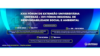 XXIII Fórum de Extensão Universitária da UNIFENAS [upl. by Suez766]