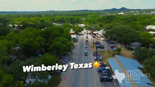 Wimberley Texas  Hill Country Town  4K Footage  Part 107 Certified  DJI Mini 3 [upl. by Adnohsor]