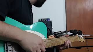 Oz Noy  Chase The Clouds GTR Solo TAB on description [upl. by Arica699]