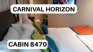 Carnival Horizon Cabin 8470 Category HM  Havana Premium Vista Balcony Stateroom [upl. by Thaddus380]