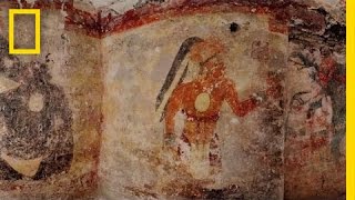 Mysterious Maya Calendar amp Mural Uncovered  National Geographic [upl. by Dalis]