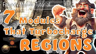 Ultimate Guide to Regions in Foundry VTT including new Modules [upl. by Eidissac]