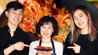 Mom Teaches Korean Americans How To Make Kimchi [upl. by Erdrich423]