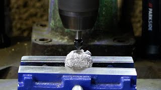 Will It Drill  Aluminium Foil Vs MIlling Cutter [upl. by Ahsiekit]