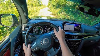 2021 Lexus LX 570  POV Test Drive Binaural Audio [upl. by Eelyrehc]