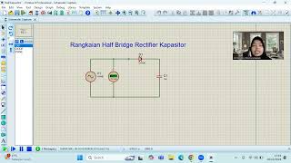 Video Half Bridge Rectifier Kapasitor Modul 1 [upl. by Enaud]