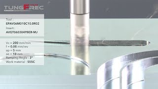 TungForceRec  Miniature shoulder milling cutter [upl. by Orelu]