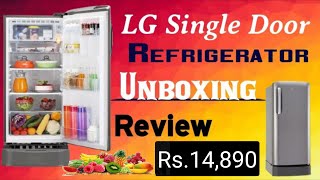 LG Refrigerator unboxing amp Review in Hindi  LG Refrigerator smart inverter compressor 4 star [upl. by Dorita]