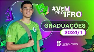 Inscrevase até 1512 Licenciaturas e mais graduações em 2024  IFRO [upl. by Bonner794]