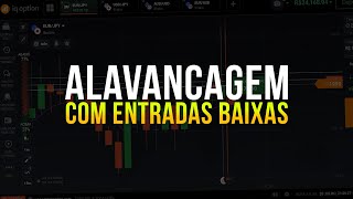 IQ OPTION  ALAVANCAGEM COM 20 REAIS [upl. by Stanwin855]