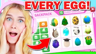 Hatching EVERY Egg In Adopt Me Roblox [upl. by Patt]