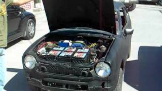 Como Hacer un Vehiculo electrico Casero  How to Make a Homemade Electric Car [upl. by Mindy]