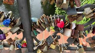 Love Lock Bridge Poland travel [upl. by Noreen]