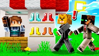 OPENING the FIRST SHOP in Camp Minecraft [upl. by Assira]