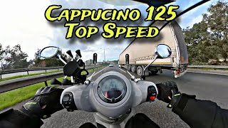 ARORA CAPPUCINO 125 TOP SPEED   motovlog [upl. by Oxley]