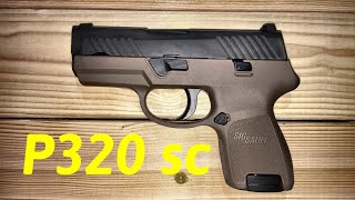 Sig Sauer p320 Sub Compact Tabletop amp Shooting Review [upl. by Cowen]