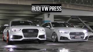 AIR SUSPENSION ACTION NEWING ALPIL AUDI A5 SPORTBACK B85 B9 AUDI VW PRESS [upl. by Gilbertine]