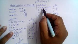 Muhammad FarooqiAzam Phasors and Circuit Elements  Phasor voltage and current through circuit [upl. by Jilly582]