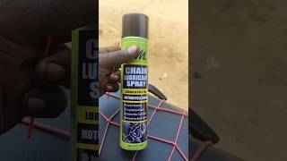 5m chain lubrication spray unboxing and review Telugu simple trick Veeru mechanic Telugu shorts fz [upl. by Assirem]