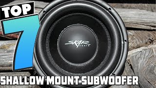 Upgrade Your Car Audio with the 7 Best Shallow Mount Subwoofers [upl. by Mazman]