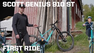 SCOTT GENIUS 910 ST  FIRST RIDE [upl. by Aihsekin]