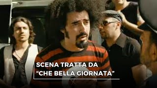 Scena con Caparezza  Checco Zalone in quotChe Bella Giornataquot [upl. by Nej]