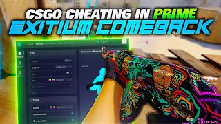 The EXITIUM Comeback They Claim Their CSGO Cheat Is GREEN TRUST [upl. by Aila]