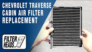 How to Replace Cabin Air Filter 2015 Chevrolet Traverse  AQ1205C [upl. by Aron976]