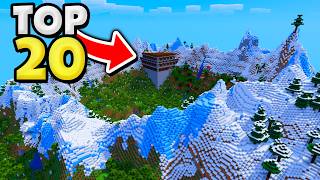 TOP 20 Best New MINECRAFT MOUNTAIN SEEDS 121 Java amp Bedrock [upl. by Tengler]