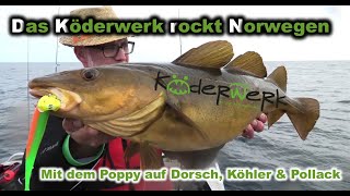 Das Köderwerk rockt Norwegen  Mit Gummi auf Dorsch Köhler amp Pollack [upl. by Alim]