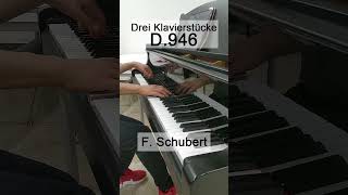 Schubert【Drei Klavierstucke D9461】練習 [upl. by Anayek]