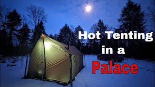 Surviving The Chill Hot Tent Camping In The Onetigris Tegimen 10 Winter Edition [upl. by Syxela]