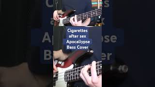 Cigarettes after sex Apocaliypse Bass Cover cover bass tommasobass basscover [upl. by Lebana]