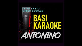 OMAR CODAZZI  In silenzio base karaoke [upl. by Behn357]